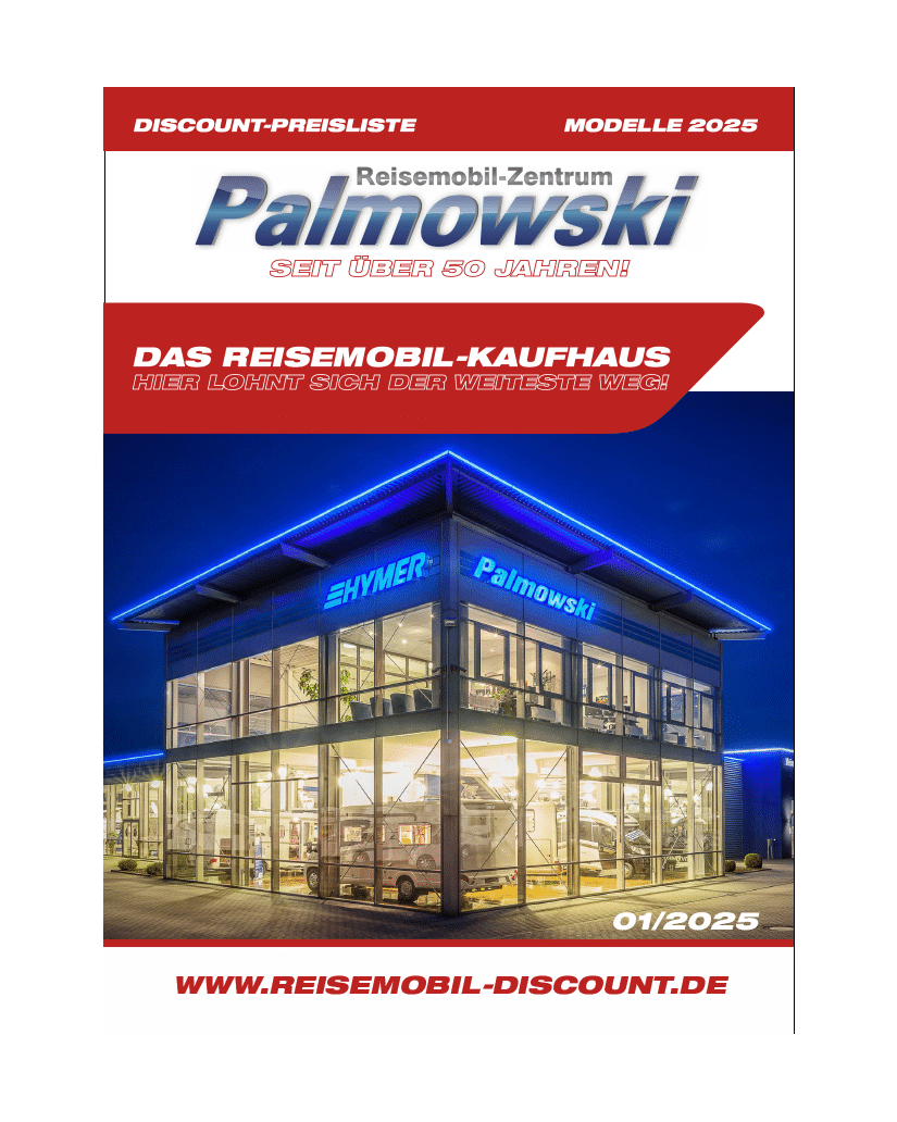 Preisliste Cover - 2025